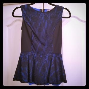 Casual Couture Peplum top